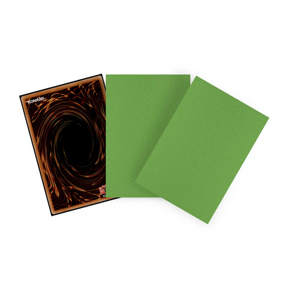 Baba Sleeves - Matte Dual Grün / Toxic Green Hüllen Japan Size (60 Sleeves)