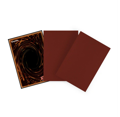 Baba Sleeves - Matte Dual Dunkel Rot / Bordeaux Hüllen Japan Size (60 Sleeves)
