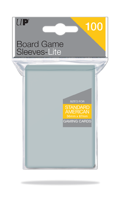 UP - Lite Standard American Board Game Sleeves 56mm x 87mm(100 Sleeves)