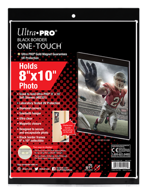 UP - 8" x 10" Black Border ONE-TOUCH Magnetic Holder