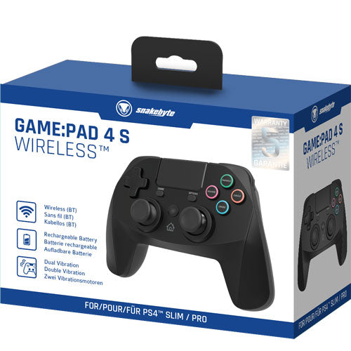PS4 Controller  Game:Pad 4S wirel. black  Snakebyte  Bluetooth