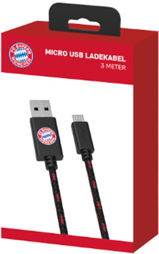 PS4 USB Ladekabel Bayern München  Micro USB  3m
