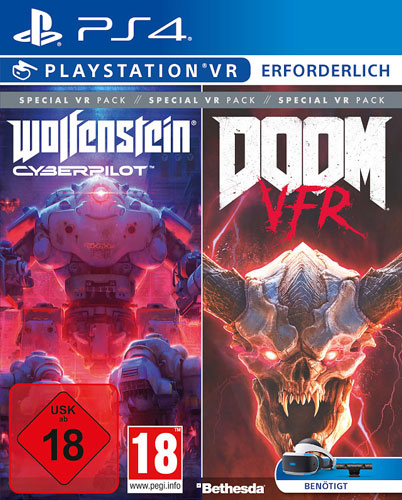 VR Bethestda VR Pack  PS-4  Doom VFR/Wolfenstein Cyberpilot