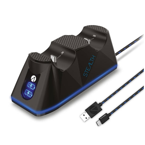 PS5 Ladestation TWIN Charging Dock black  STEALTH