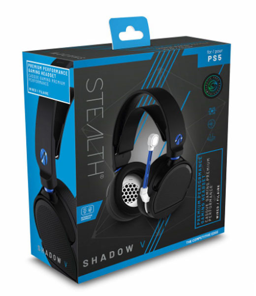 PS5 Headset Shadow V black STEALTH