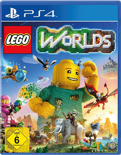 Lego  Worlds  PS-4  multilingual