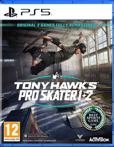 Tony Hawks Pro Skater 1+2  PS-5 AT  Remastered
