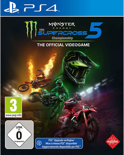 Monster Energy Supercross 5 PS-4