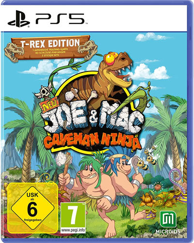 New Joe & Mac: Caveman Ninja  PS-5  T-Rex Ed.