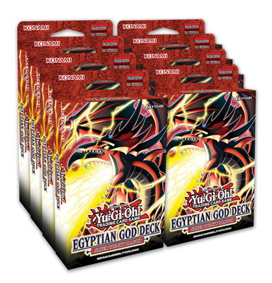 Yu-Gi-OH! (YGO) - Egyptian God Deck: Slifer the Sky Dragon Display (8 Decks) - EN