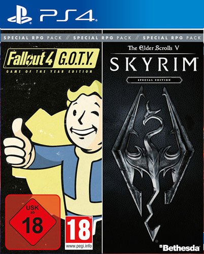 Bethestda RPG Pack PS-4 Fallout 4 GOTY/Skyrim S.E. - Celestial GameShop - 5055856426769