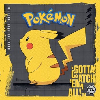 Danilo Calendar - Pokemon 2023 Square Wall Calendar - Celestial GameShop - 9781801226455