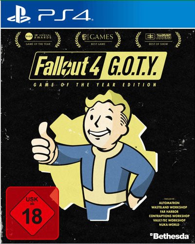 Fallout 4 PS-4 GOTY 25 Jahre Jubiläums Ed. Limitierte Steelbook Edition - Celestial GameShop - 5055856430612