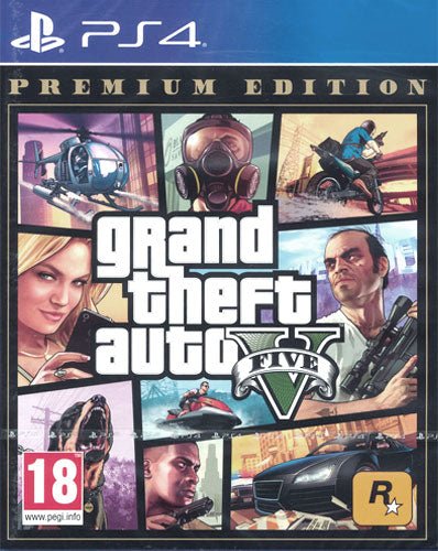 GTA 5 PS-4 Premium AT - Celestial GameShop - 5026555426923