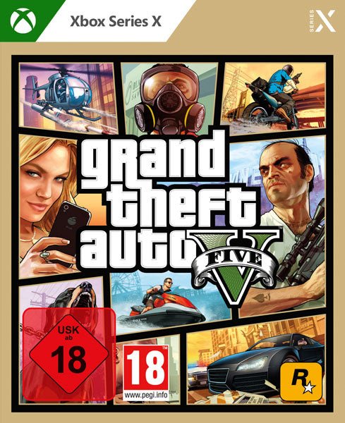 GTA 5 XBSX USK & PEGI - Celestial GameShop - 5026555366724