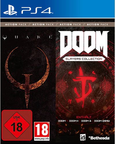 ID Software Action Pack vol.1 PS-4 Doom Slayer + Quake - Celestial GameShop - 5055856429425