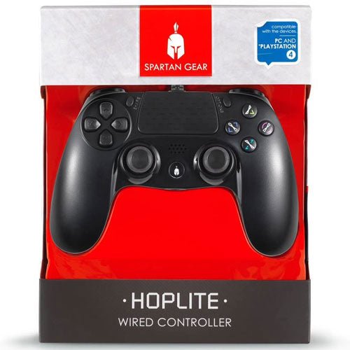 PS4 Controller Spartan Gear Hoplite wired black kompatibel mit PC und PS-4 - Celestial GameShop - 5207011010355