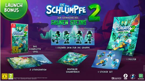 Schlümpfe 2 SWITCH D1 Der Gefangene des grünen Steins - Celestial GameShop - 3701529508813