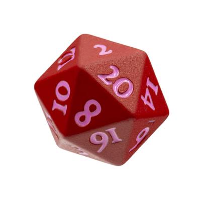 UP - Vivid Heavy Metal Dice: Red - Celestial GameShop - 15939